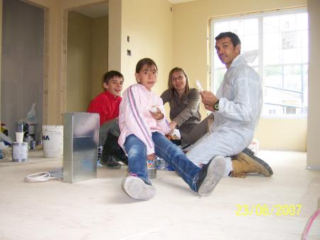 1 er repas dans la maison!