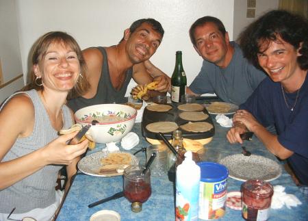 JMI, Blandine, crèpe party.